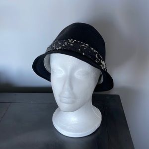 Calvin Klein black fedora hat